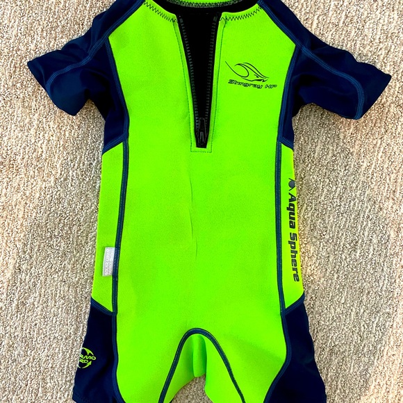 Aqua Sphere Toddler size 2 wetsuit / one piece rashguard - new without tags - Picture 1 of 12